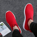 Atmungsaktive Herren-Freizeitsneaker aus Strickstoff - BreezeWalk