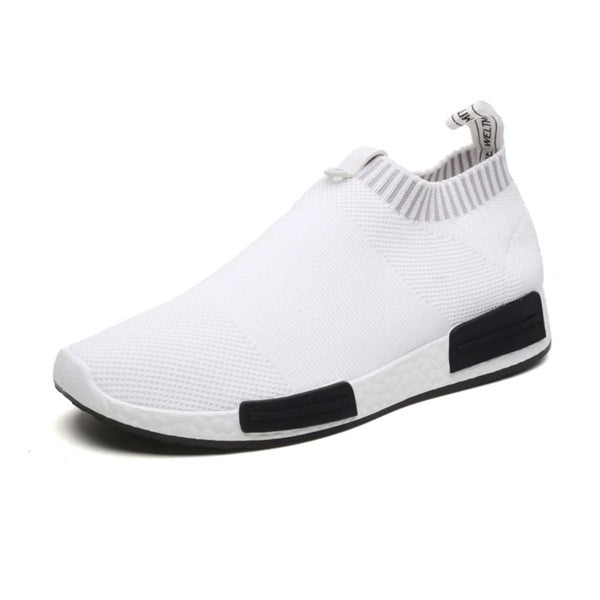 Atmungsaktive Herren-Freizeitsneaker aus Strickstoff - BreezeWalk