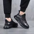 Herren-Sneaker Elegance 3D aus Leder