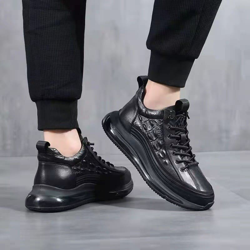 Herren-Sneaker Elegance 3D aus Leder