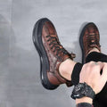 Herren-Sneaker Elegance 3D aus Leder