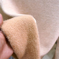 Samtgefütterter Winterpullover für Damen