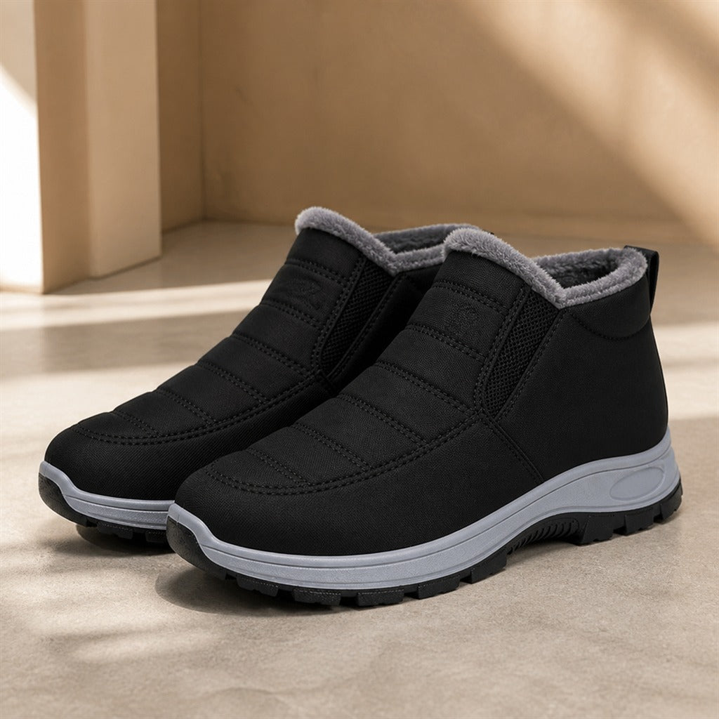 Wasserdichter Damenstiefel mit Plüschfutter Winter 2