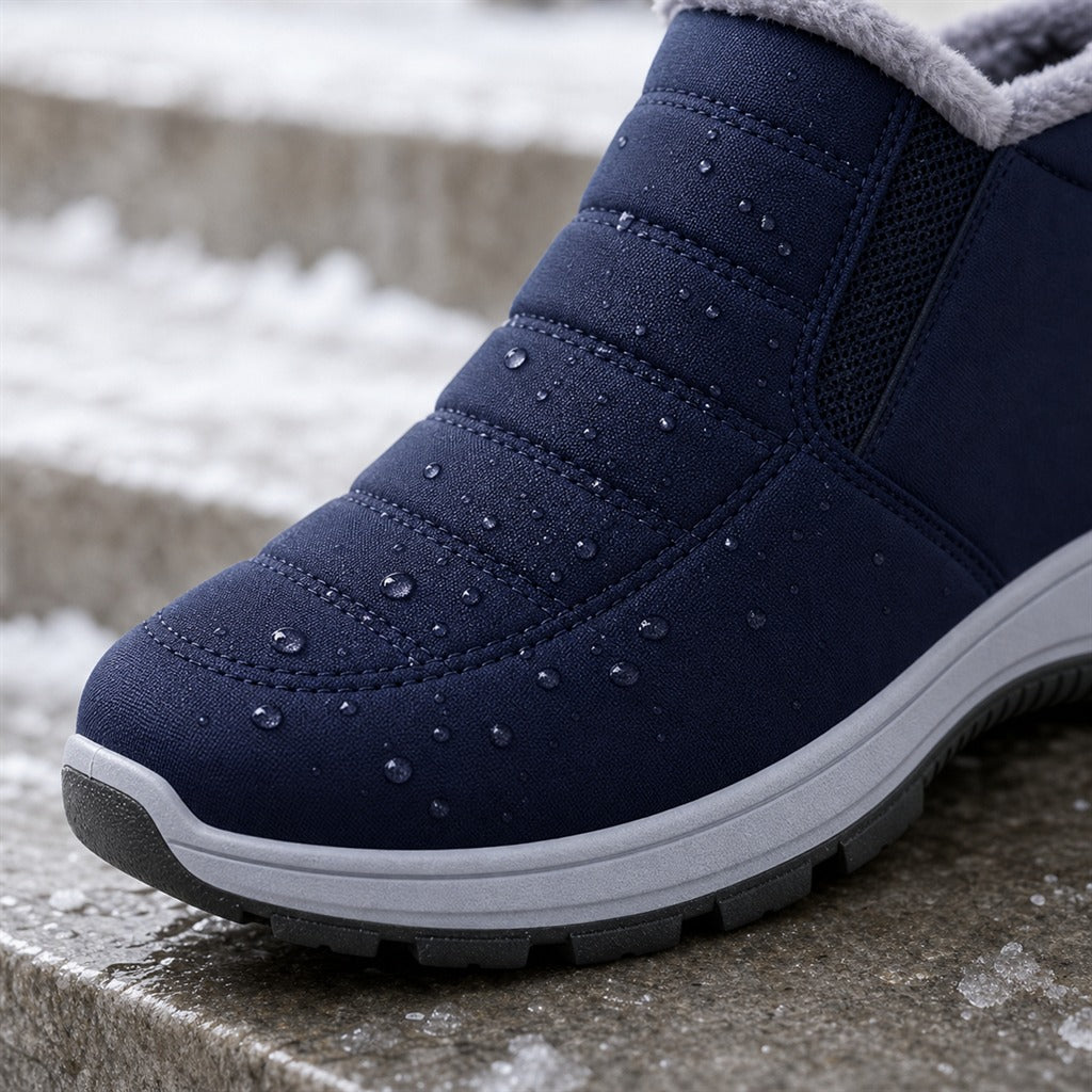 Wasserdichter Damenstiefel mit Plüschfutter Winter 10