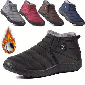 Damenstiefel wasserdicht mit Plüschfutter - Bequem und Warm für den Winter