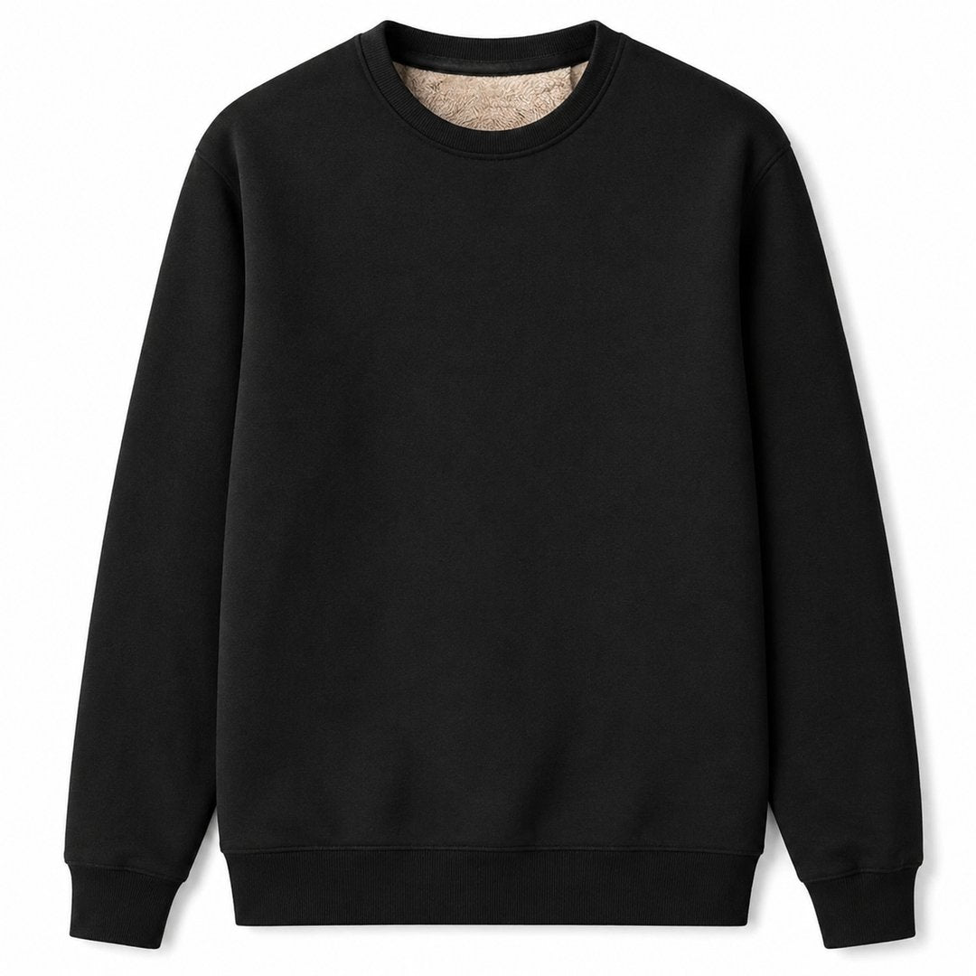 Herren Thermo-Shirt Langarm - Fleecefutter, warme zweite Haut im koreanischen Stil für den Winter