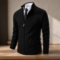 Herren-Fleecejacke mit Stehkragen Cardigan 1