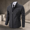 Herren-Fleecejacke mit Stehkragen Cardigan 3