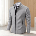 Herren-Fleecejacke mit Stehkragen Cardigan 4