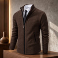 Herren-Fleecejacke mit Stehkragen Cardigan 5
