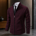 Herren-Fleecejacke mit Stehkragen Cardigan 6