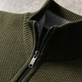 Herren-Fleecejacke mit Stehkragen Cardigan 9