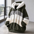 Oversize-Damenjacke mit Plüsch und Kapuze Winter 5