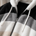 Oversize-Damenjacke mit Plüsch und Kapuze Winter 9