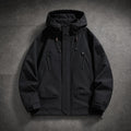 Herren-Softshelljacke mit Kapuze wasserdicht Bomber 1
