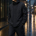 Herren-Softshelljacke mit Kapuze wasserdicht Bomber 8