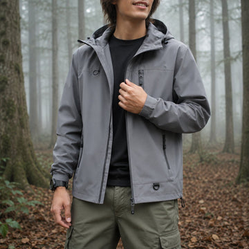 Unisex-Outdoorjacke Grau