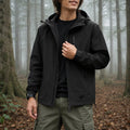 Unisex-Outdoorjacke Schwarz
