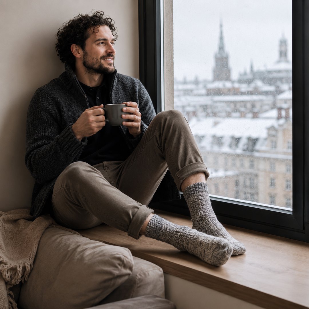 thermo-socken-aus-merinowolle-unisex-dick-warm-und-bequem-fuer-winter-und-schnee-kauf-2-erhalte-4-paare - 12