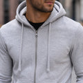herren-sweatshirt-mit-reissverschluss-und-kapuze-slim-fit-hoodie-langarm-casual-fuer-herbst-und-winter - 3