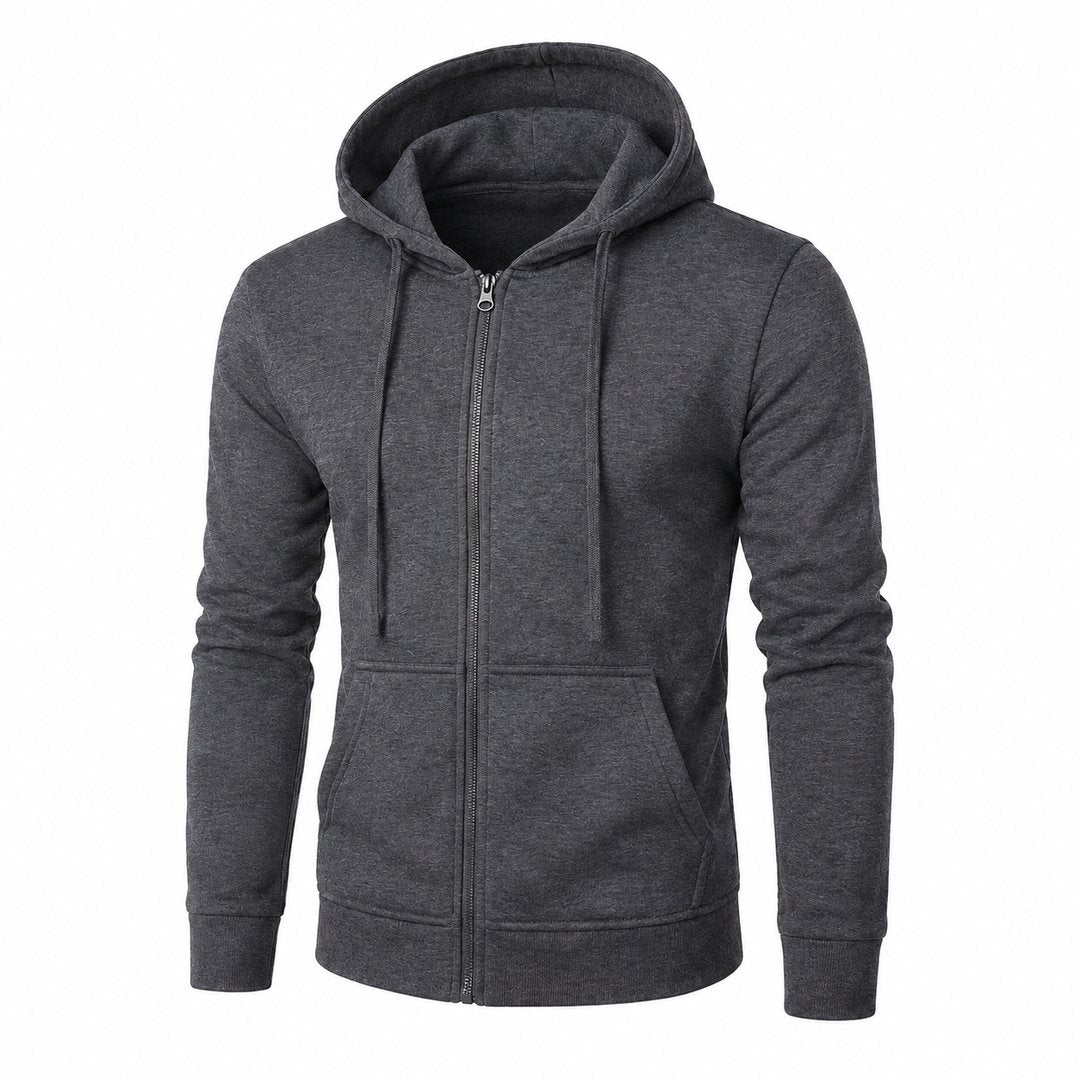 herren-sweatshirt-mit-reissverschluss-und-kapuze-slim-fit-hoodie-langarm-casual-fuer-herbst-und-winter - 12