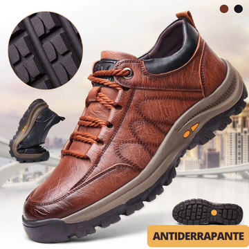 Rutschfeste Herrenschuhe aus Leder