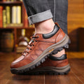 Rutschfeste Herrenschuhe aus Leder