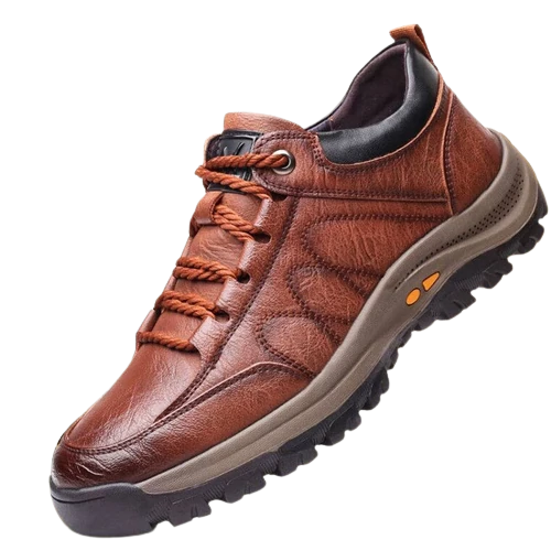 Rutschfeste Herrenschuhe aus Leder