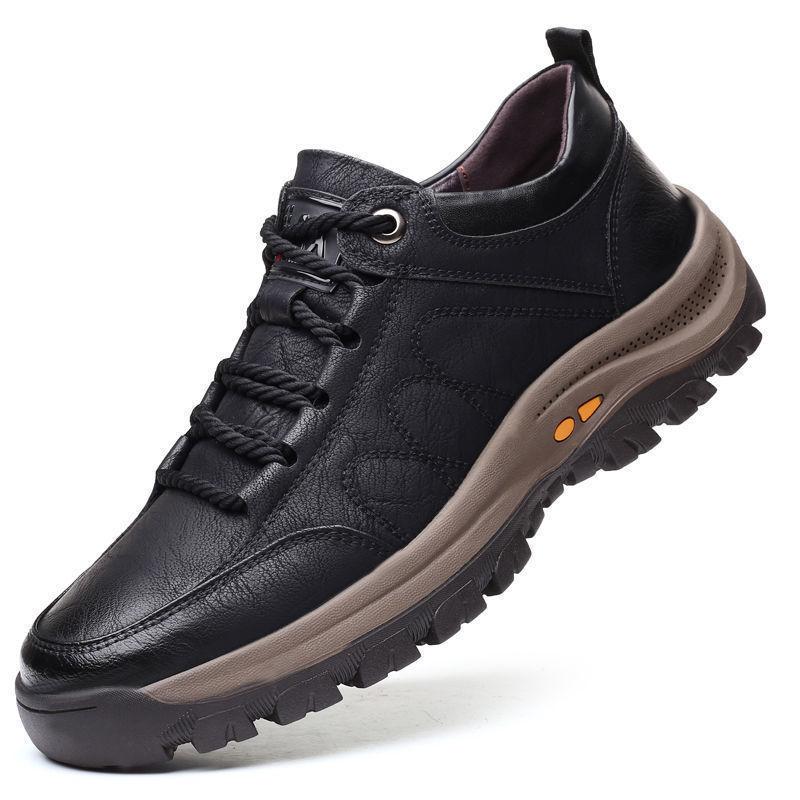 Rutschfeste Herrenschuhe aus Leder