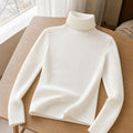 Damen-Pullover Stehkragen Basic Uni Winter 1