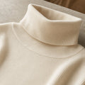 Damen-Pullover Stehkragen Basic Uni Winter 9