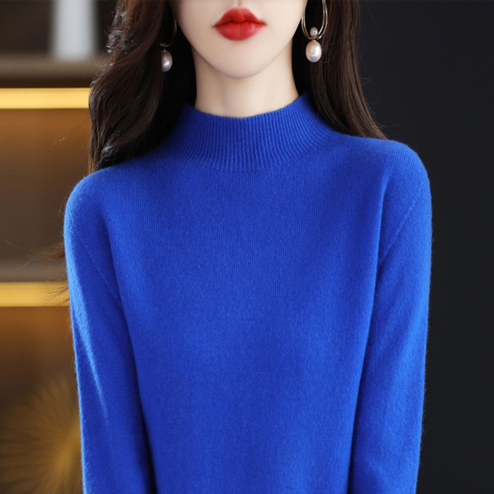 Kaschmirpullover Blau