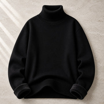 Herren-Pullover Stehkragen Slim-Strick Anti-Pilling 1