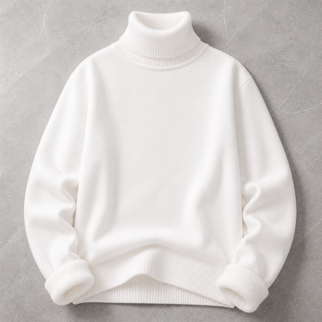 Herren-Pullover Stehkragen Slim-Strick Anti-Pilling 7