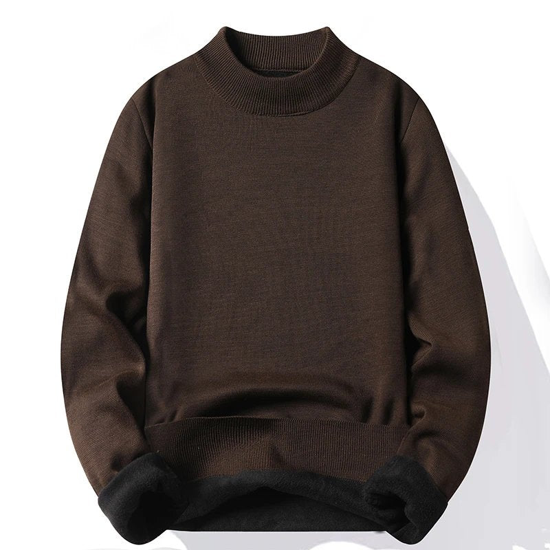 herren-pullover-stehkragen-mock-neck-feinstrick-casual-pullover-langarm-fuer-herbst-und-winter - 3