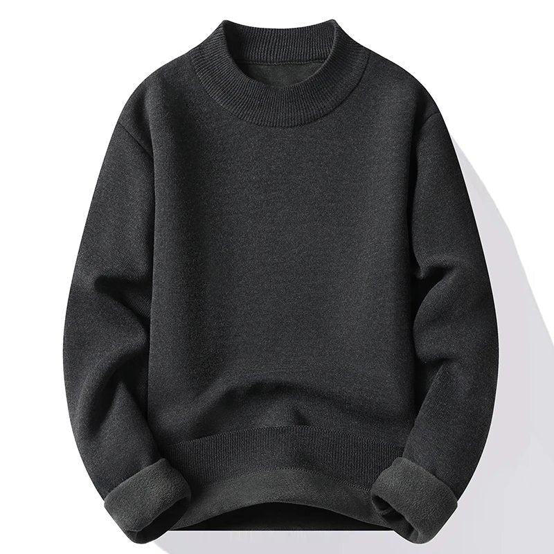 herren-pullover-stehkragen-mock-neck-feinstrick-casual-pullover-langarm-fuer-herbst-und-winter - 4