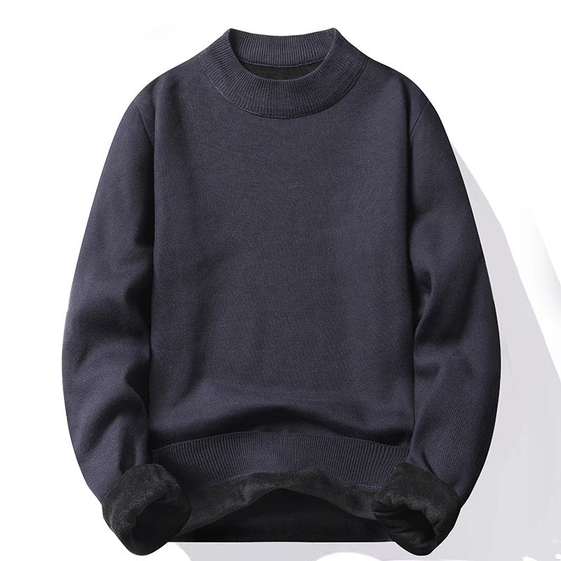 herren-pullover-stehkragen-mock-neck-feinstrick-casual-pullover-langarm-fuer-herbst-und-winter - 5
