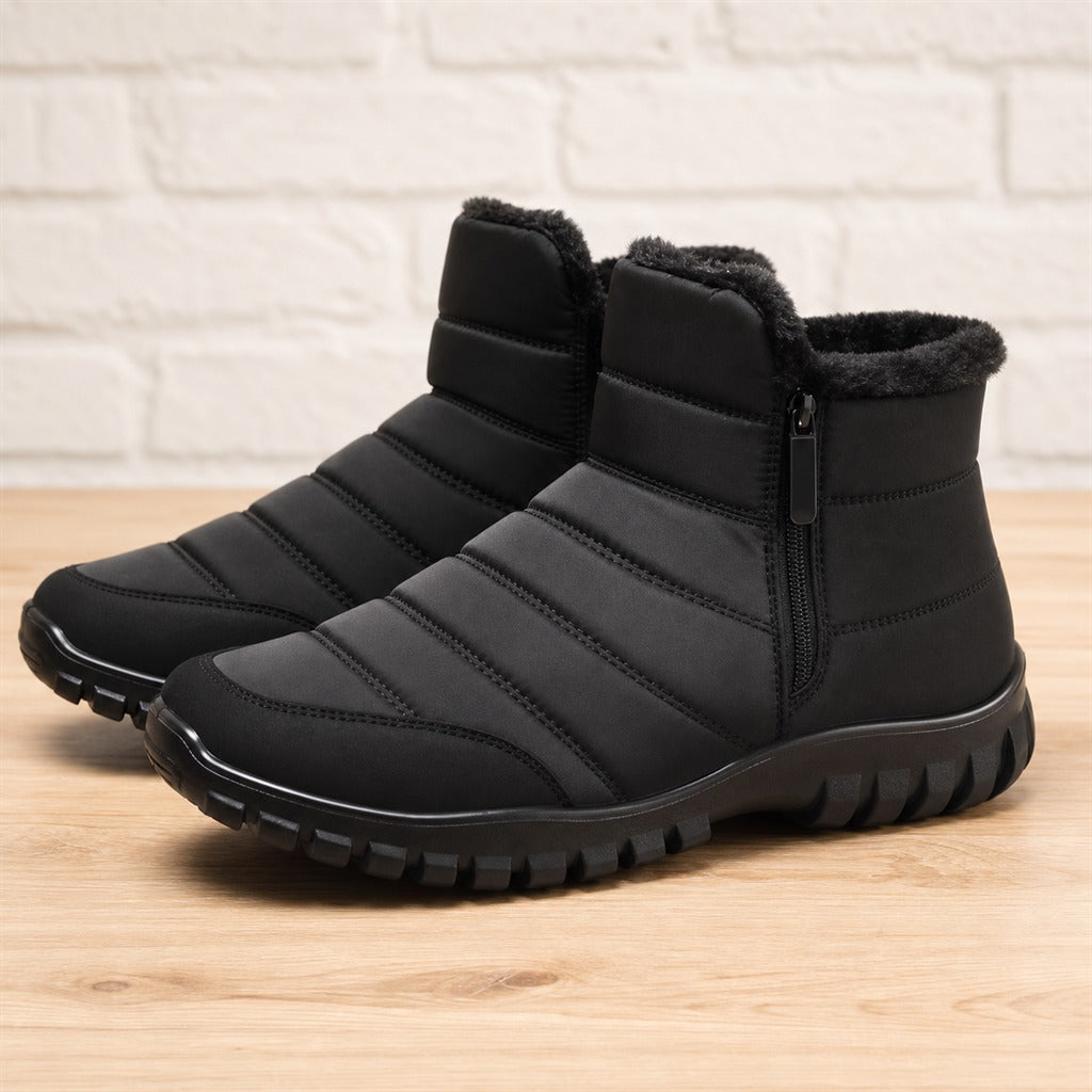 Herren-Schneestiefel Winter wasserdicht mit Reißverschluss 1