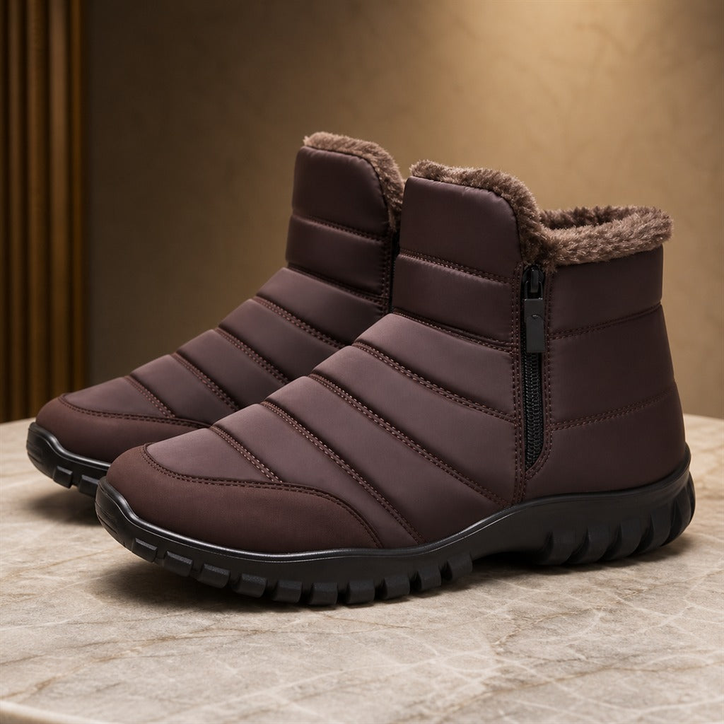 Herren-Schneestiefel Winter wasserdicht mit Reißverschluss 3
