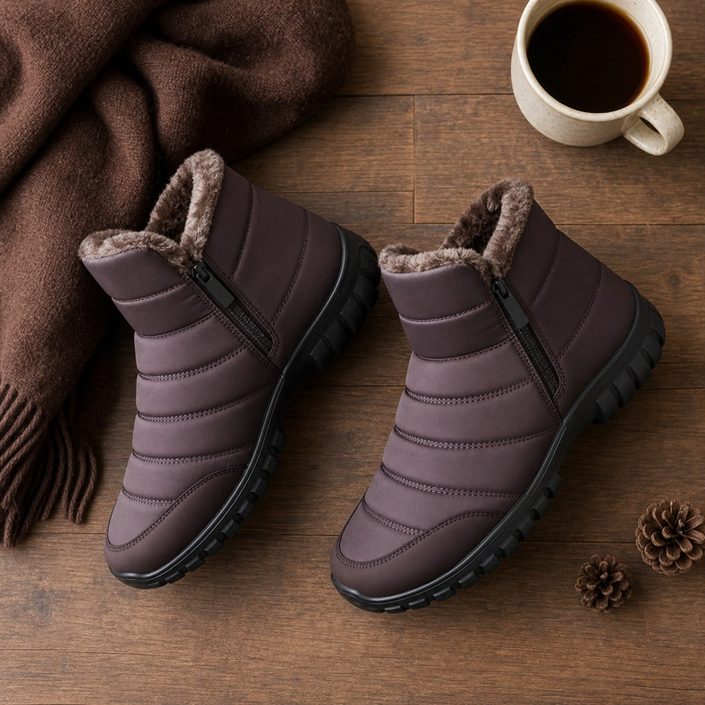 Herren-Schneestiefel Winter wasserdicht mit Reißverschluss 7