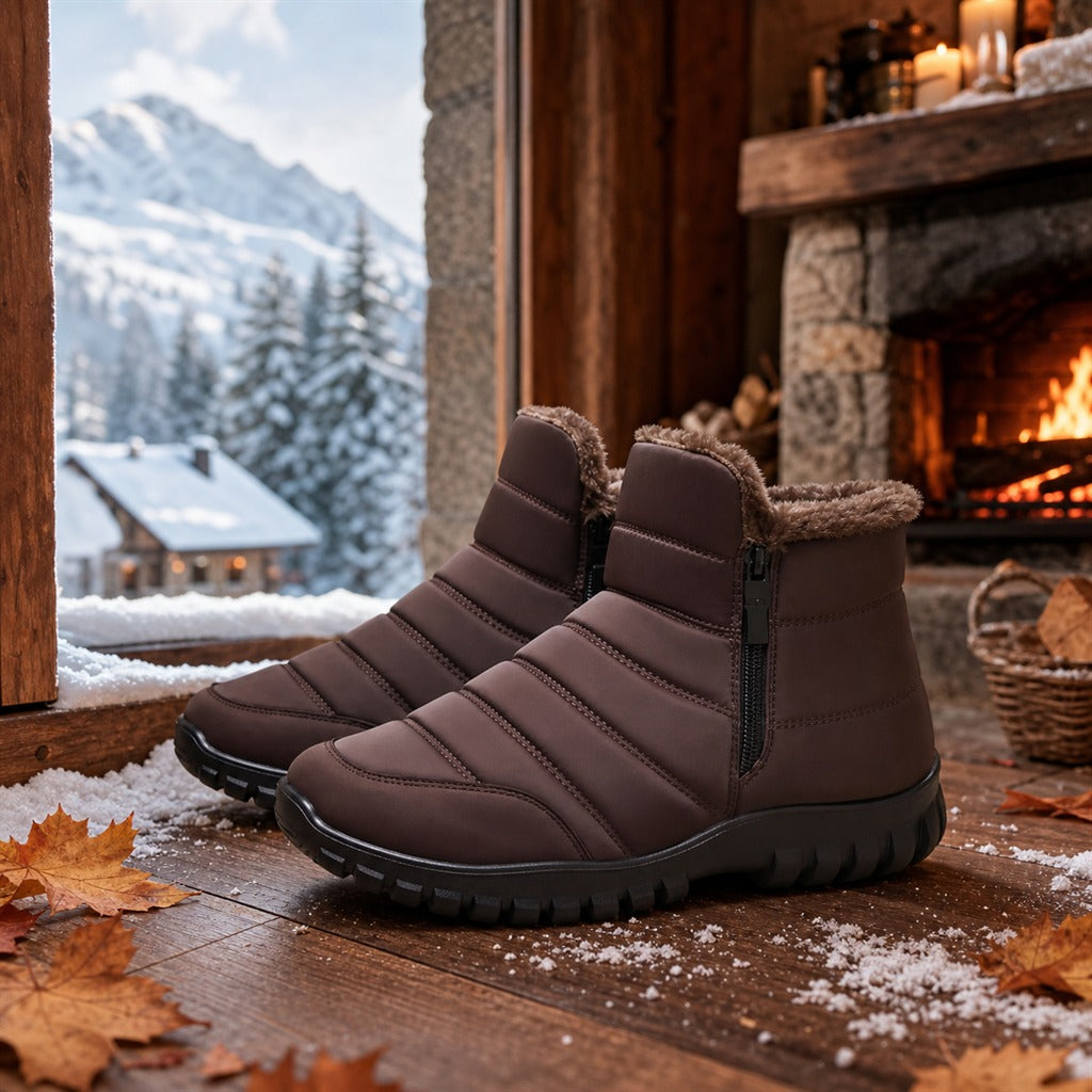 Herren-Schneestiefel Winter wasserdicht mit Reißverschluss 10